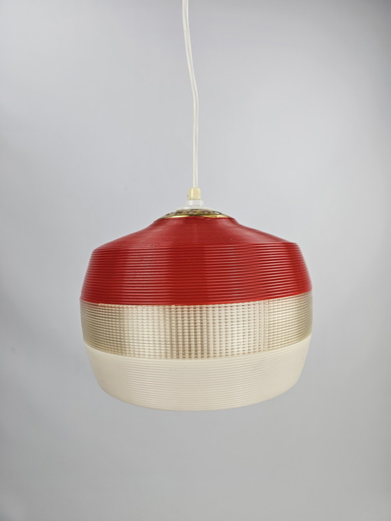 Image 1 of Lampe suspendue Rotaflex 1950s