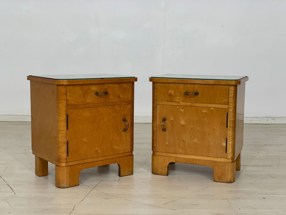 Image 1 of Mid - Century bedside tables bedside table bedside cabinet vintage