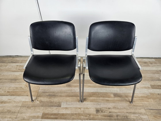 Image 1 of 2X Dsc-106 Stackable Chairs By Anonima Castelli