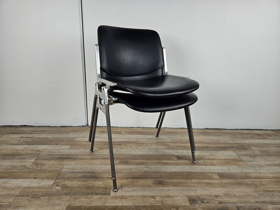 Image 1 of 2X Dsc-106 Stackable Chairs By Anonima Castelli