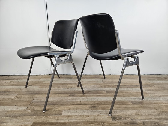 Image 1 of 2X Dsc-106 Stackable Chairs By Anonima Castelli