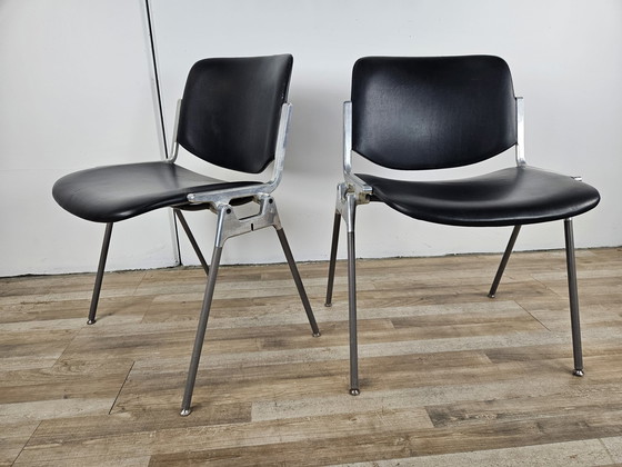 Image 1 of 2X Dsc-106 Stackable Chairs By Anonima Castelli