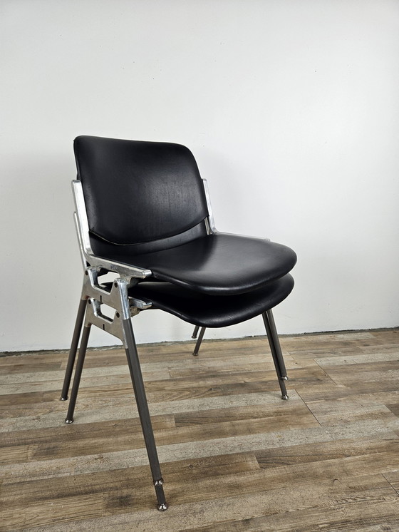 Image 1 of 2X Dsc-106 Stackable Chairs By Anonima Castelli