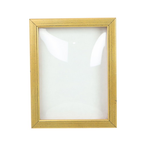 Gold Wooden Frame With Convex Glass