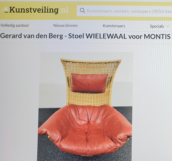 Image 1 of Montis Vintage Wicker Gerard Van De Berg Design Armchair