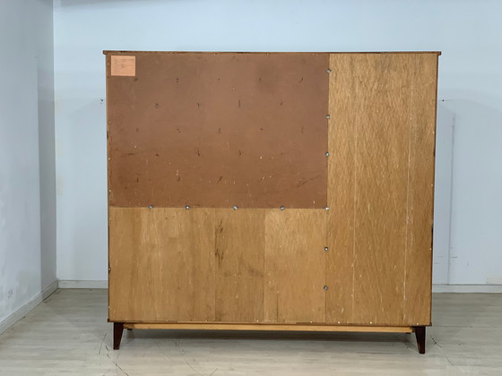 Image 1 of Mid - Century highboard cabinet living room cabinet buffet vintage