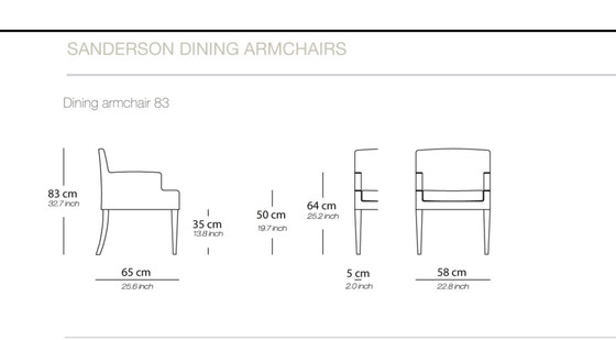 Image 1 of 8x Eric Kuster dining room chair