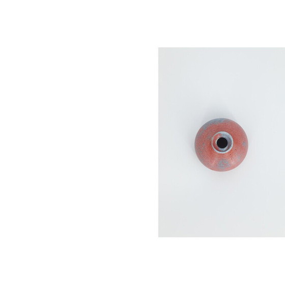 Image 1 of Vaso da collezione vintage in gres bicolore, Svezia 1960