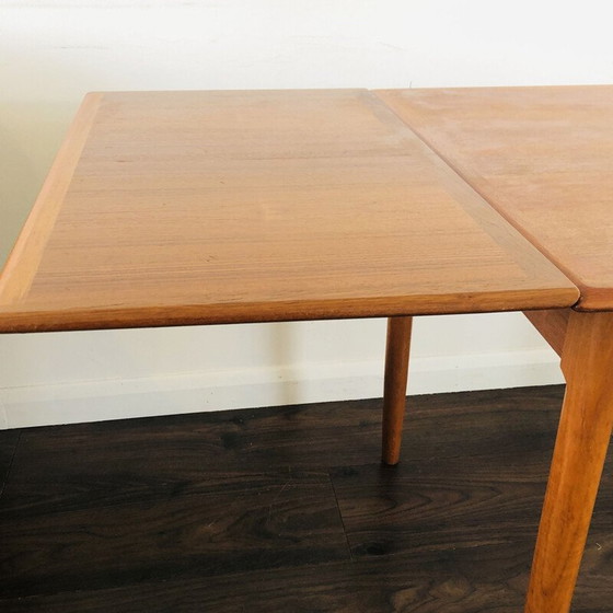 Image 1 of Vintage Extending Draw-Leaf Dining Table by Niels O. Moller for A.B.J. Mobelfabrik 1960s