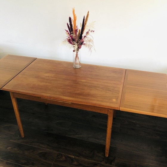 Image 1 of Vintage Extending Draw-Leaf Dining Table by Niels O. Moller for A.B.J. Mobelfabrik 1960s