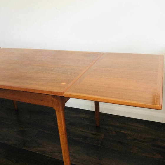 Image 1 of Vintage Extending Draw-Leaf Dining Table by Niels O. Moller for A.B.J. Mobelfabrik 1960s