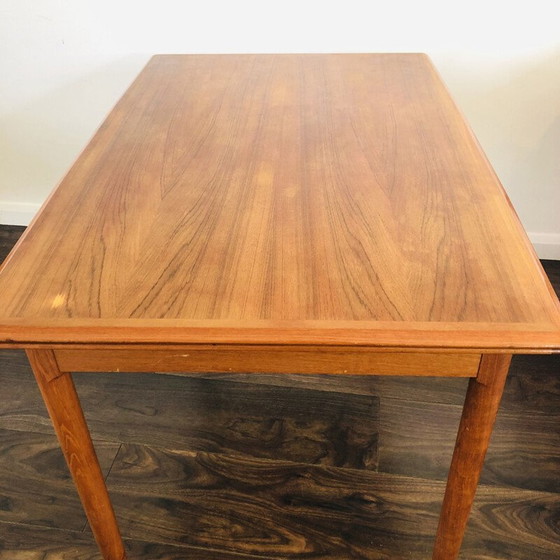 Image 1 of Vintage Extending Draw-Leaf Dining Table by Niels O. Moller for A.B.J. Mobelfabrik 1960s