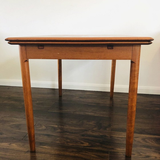 Image 1 of Vintage Extending Draw-Leaf Dining Table by Niels O. Moller for A.B.J. Mobelfabrik 1960s