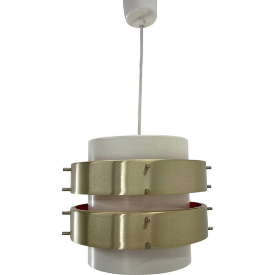 Image 1 of Vintage pendant lamp in metal, Germany 1970s