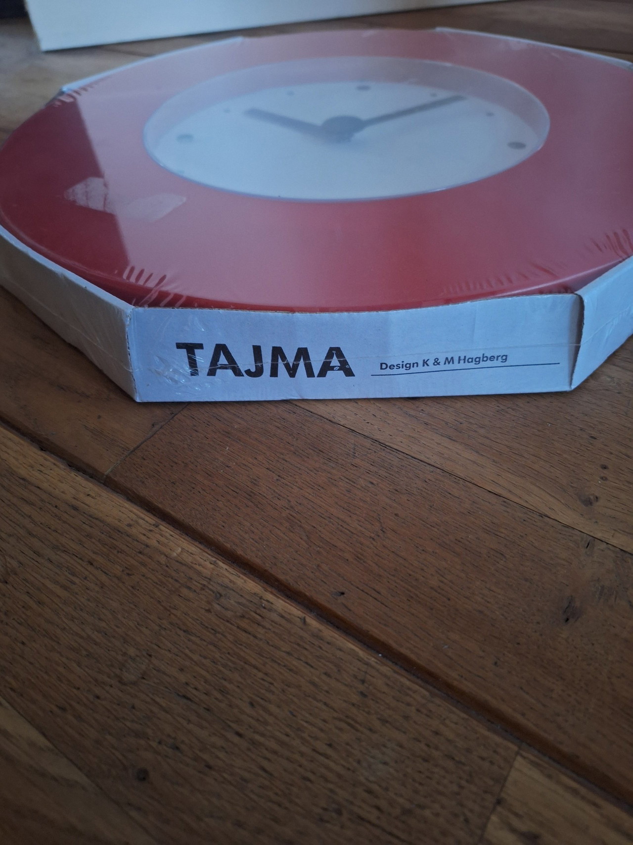 ポストモダン 1990s IKEA 掛け時計Tajma タジマ 🏳️Vintage 90s IKEA Red Wall Clock ・ SOLD ・ SIZE：φ37.5
