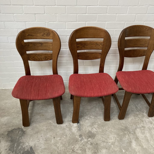 4x Brutalist chair