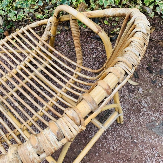 Image 1 of Rattan Shell Armchair