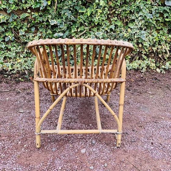 Image 1 of Rattan Shell Armchair