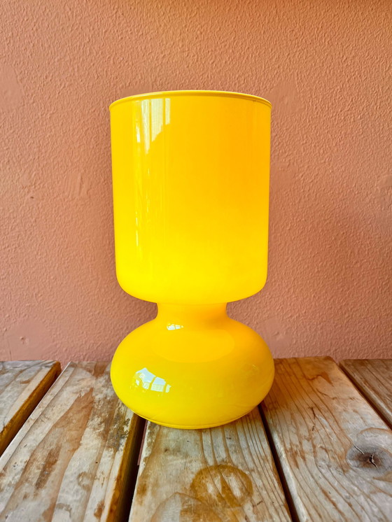 Image 1 of IKEA yellow Lykta table lamp