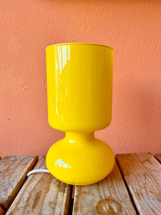 Image 1 of IKEA yellow Lykta table lamp