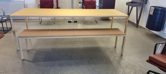 Image 1 of Arco Slim table with Arco Slim Bench with cushion