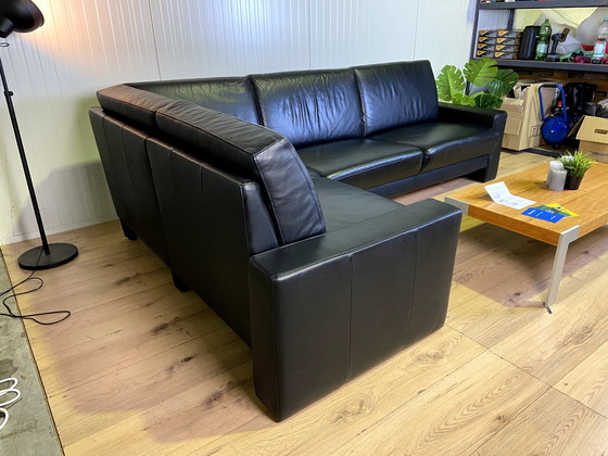 Image 1 of Leather sofa Geparde sofa bed