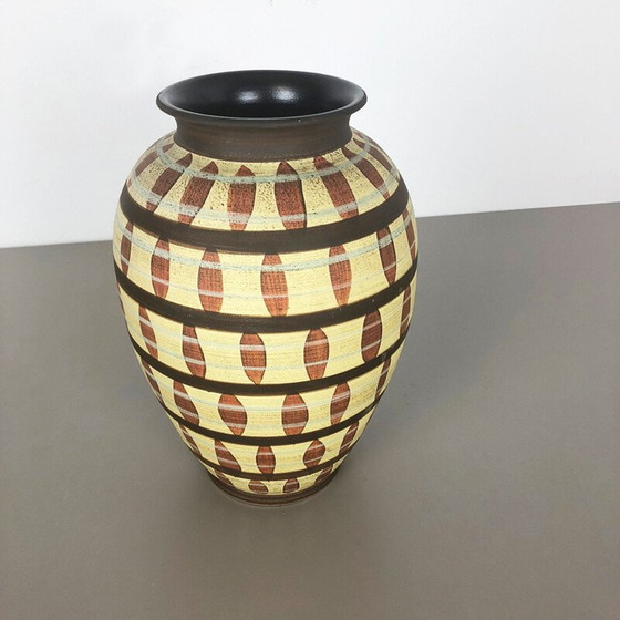 Image 1 of Vaso astratto in ceramica vintage di Simon Peter Gerz, Germania 1950