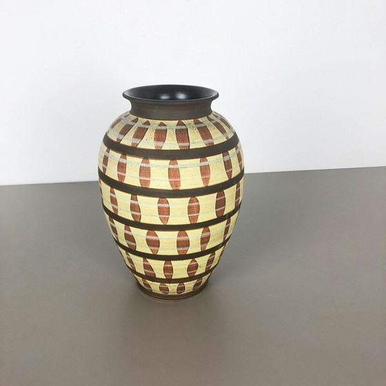 Image 1 of Vaso astratto in ceramica vintage di Simon Peter Gerz, Germania 1950