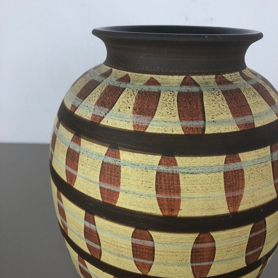 Image 1 of Vaso astratto in ceramica vintage di Simon Peter Gerz, Germania 1950