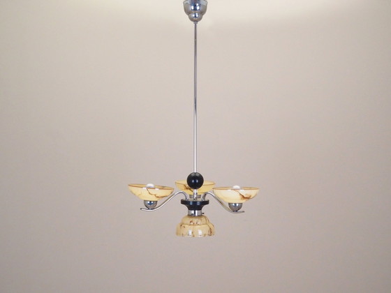 Image 1 of Glass Chandelier, Danish Design, 1970S, Production: Denmark