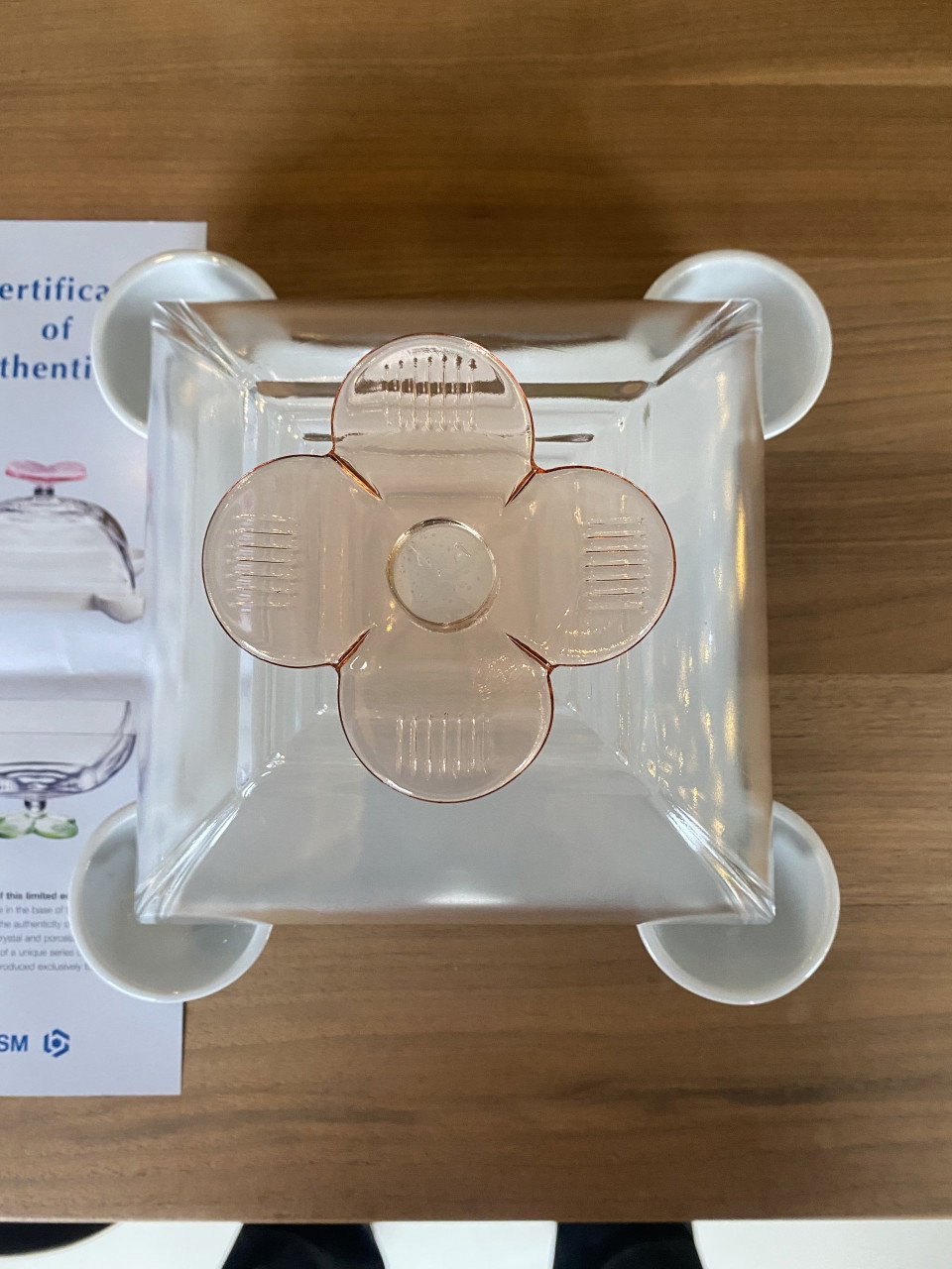 Campana de queso Bořek Šípek de cristal y porcelana