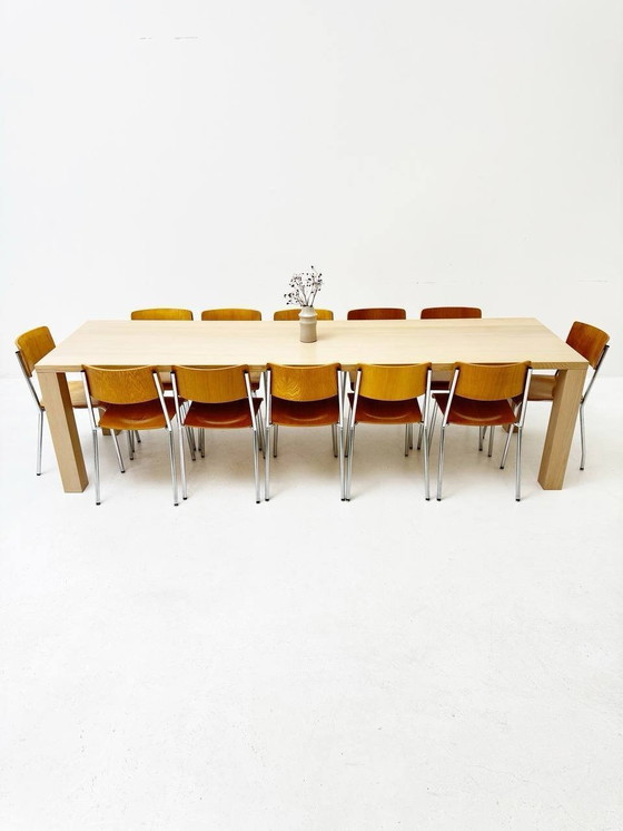 Image 1 of Large table made of solid light wood