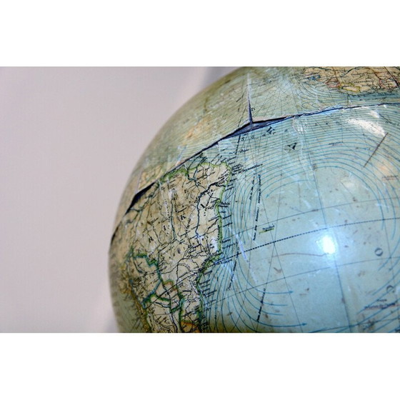 Image 1 of Vintage wooden globe, Sweden 1940