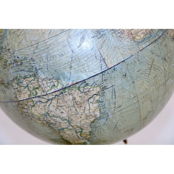 Image 1 of Vintage wooden globe, Sweden 1940