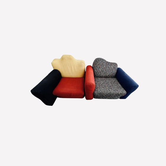 Image 1 of Modular Italian Cannaregio sofa by Gaetano Pesce for Cassina, 1987, set of 2