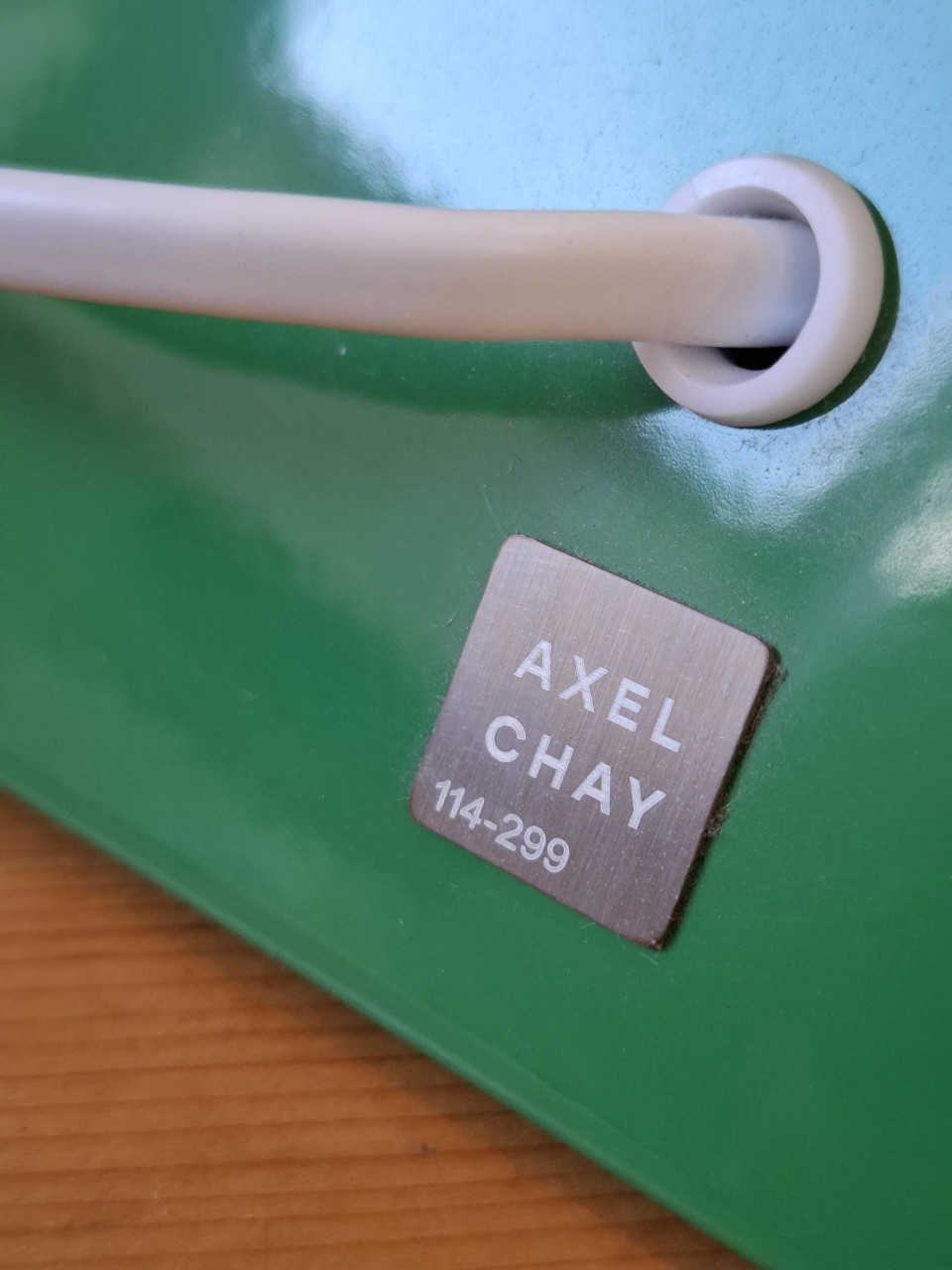 Lampe de table, applique Axel Chay en chrome