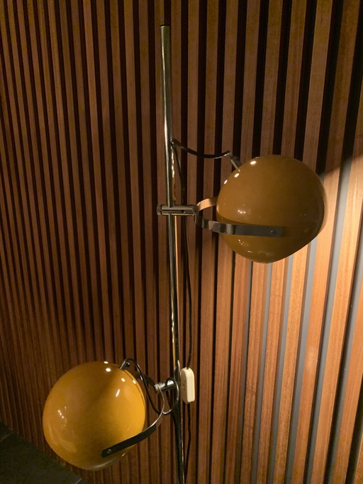 Vintage Herda Lamp - Ochre Yellow- 1970s