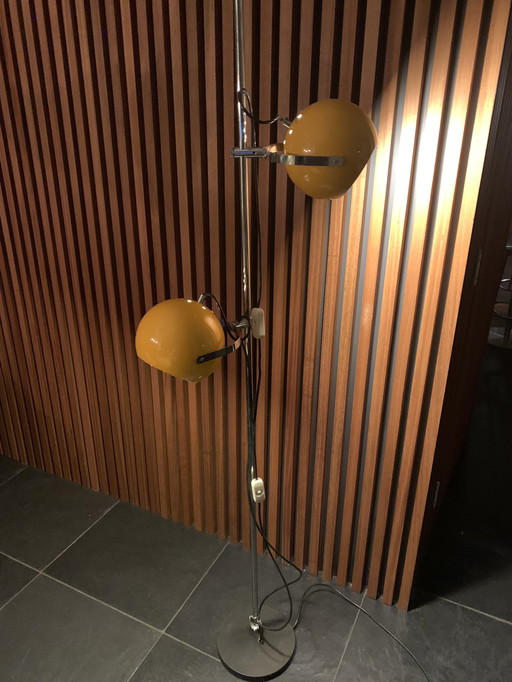 Vintage Herda Lamp - Ochre Yellow- 1970s