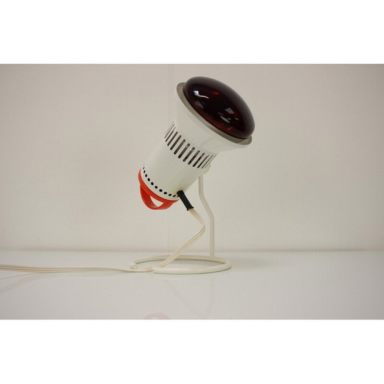 Image 1 of Vintage infrared Chirana table lamp in metal and plastic, Czechoslovakia 1980