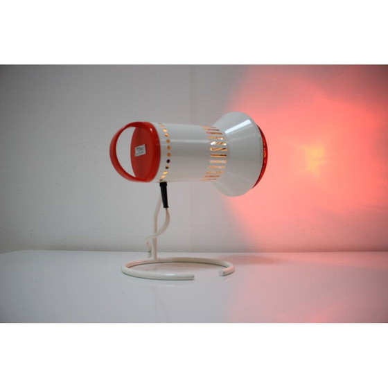 Image 1 of Vintage infrared Chirana table lamp in metal and plastic, Czechoslovakia 1980