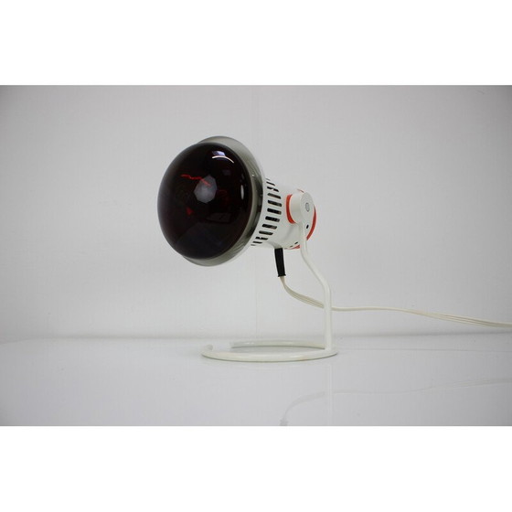 Image 1 of Vintage infrared Chirana table lamp in metal and plastic, Czechoslovakia 1980