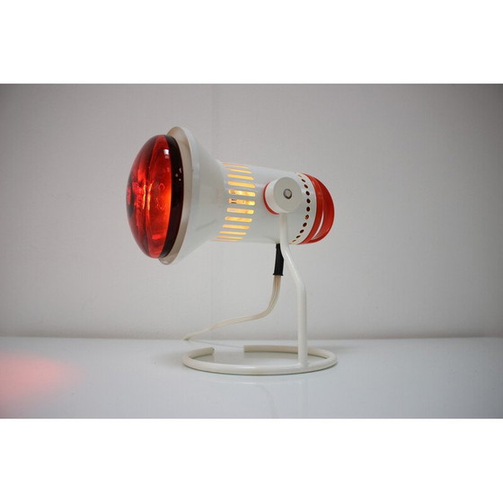 Image 1 of Vintage infrared Chirana table lamp in metal and plastic, Czechoslovakia 1980