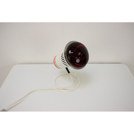 Image 1 of Vintage infrared Chirana table lamp in metal and plastic, Czechoslovakia 1980