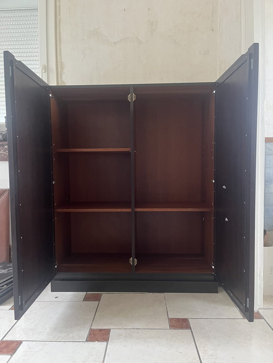 Image 1 of 1970s Belgian Brutalist Tall Cabinet By Coene Or Gergard Bartels