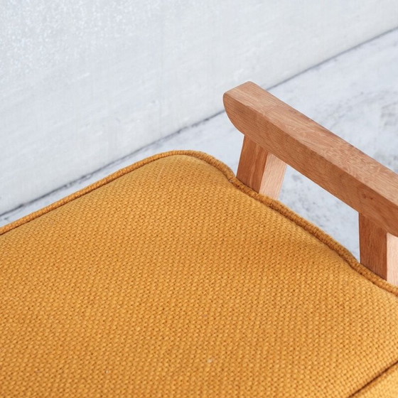 Image 1 of Vintage oak stool by Guillerme and Chambron, France 1960