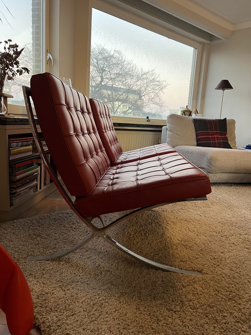 Pair of Barcelona Replica Armchairs