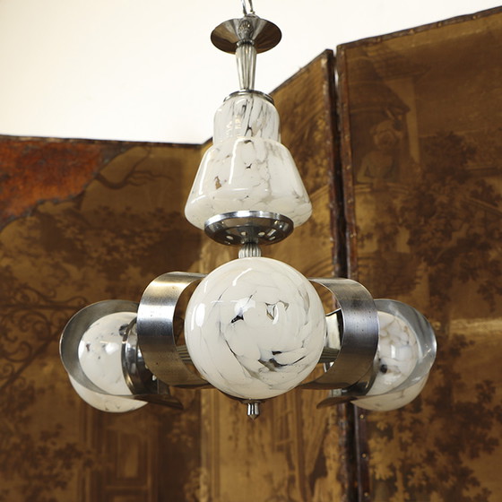 Image 1 of Lustre Vintage Art Déco