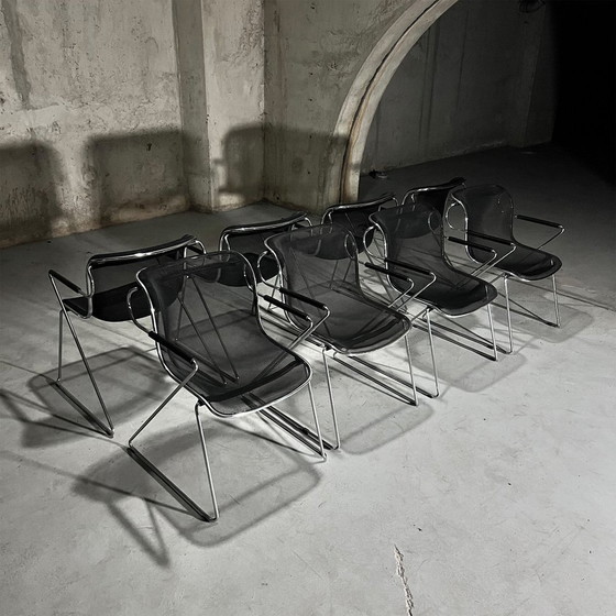 Image 1 of 8X Penelope Chairs By Charles Pollock For Castelli