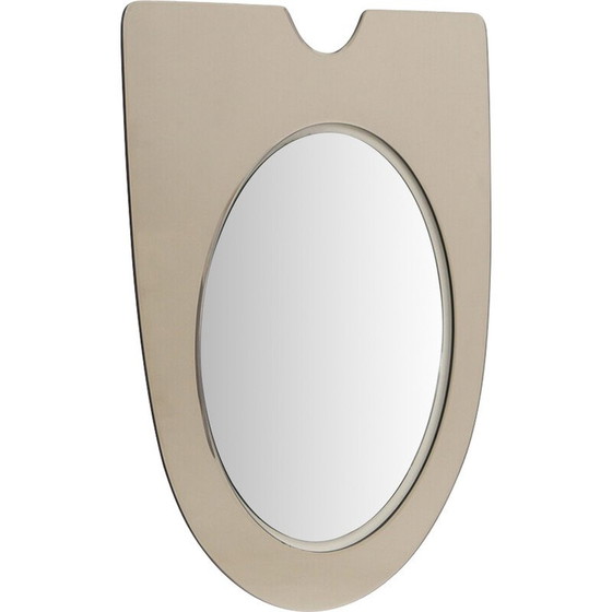 Image 1 of Specchio vintage con cornice in specchio bronzato, Italia 1970