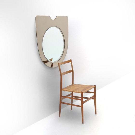 Image 1 of Specchio vintage con cornice in specchio bronzato, Italia 1970